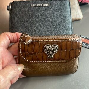 Brighton tan/brown leathered wallet excellent condition